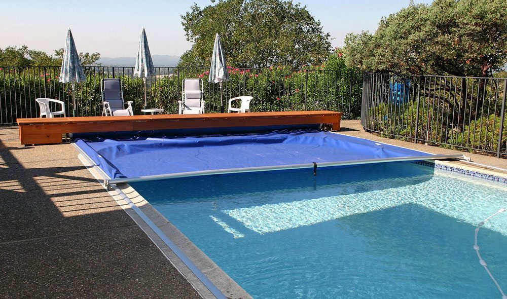 Use a swimming pool cover